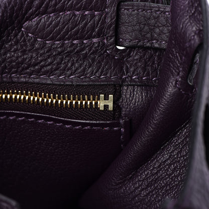 Hermes Togo Kelly Retourne 25 Raisin 28 of 38