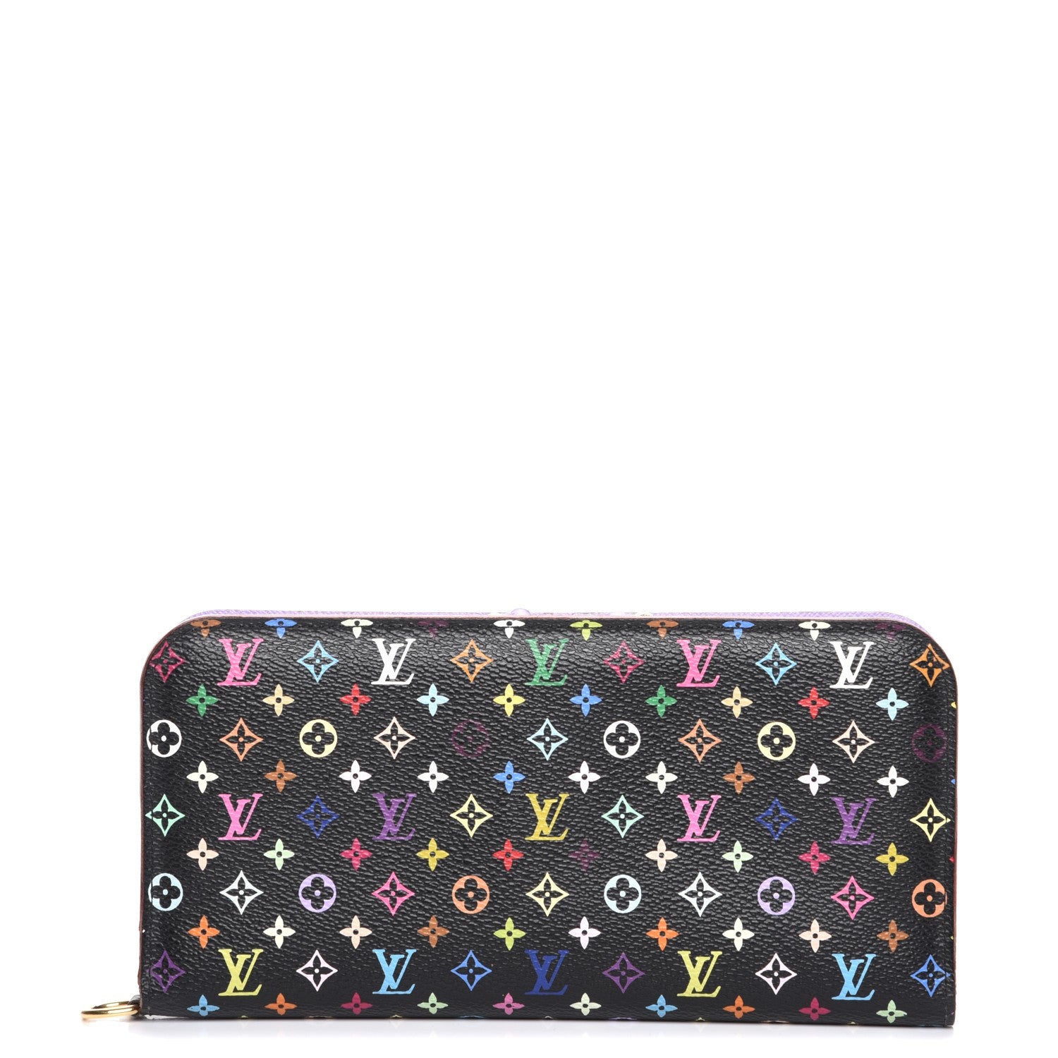 Louis Vuitton Monogram Multicolor Insolite Wallet Black Violet 1 of 7