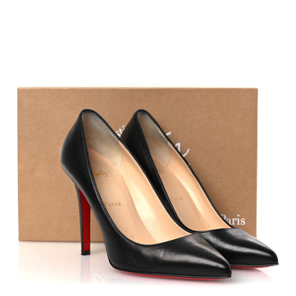 Christian Louboutin Shiny Nappa Pigalle Follies 100 Pumps 38.5 Black 12 of 12