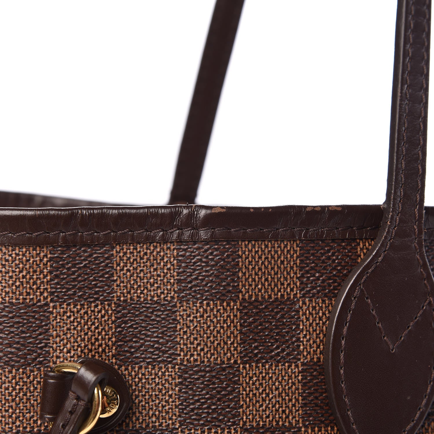 Louis Vuitton Damier Ebene Neo Neverfull MM Rose Ballerine 20 of 38