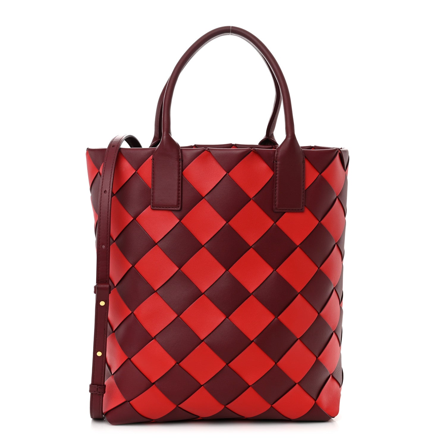 Bottega Veneta Nappa Maxi Cabat 30 Red Burgundy 1 of 10