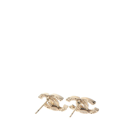 Chanel Chain CC Earrings Gold 5 of 7