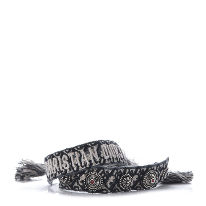 Christian Dior Woven Cotton Oblique J'Adior Friendship Bracelet Set Blue 1 of 4