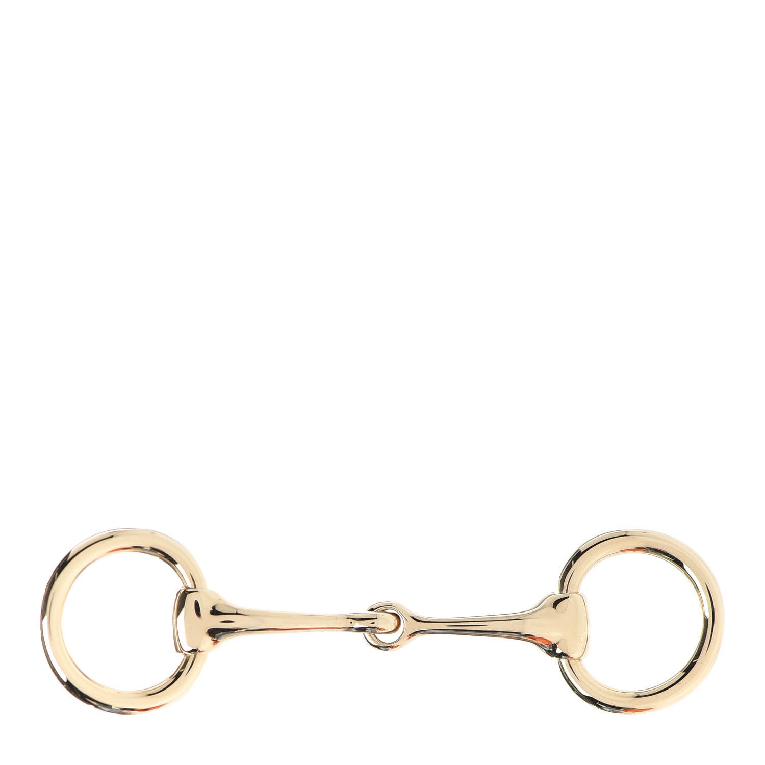 Hermes Permabrass Mors Scarf Ring Gold 1 of 4