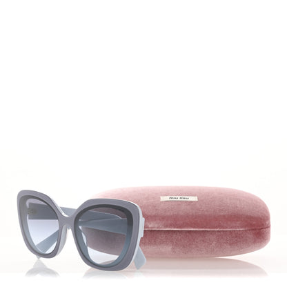 Miu Miu Acetate Cat Eye Sunglasses SMU06X-A Light Blue 9 of 9