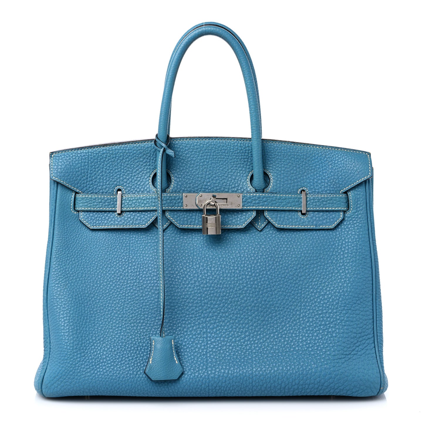 Togo Birkin 35 Blue Jean