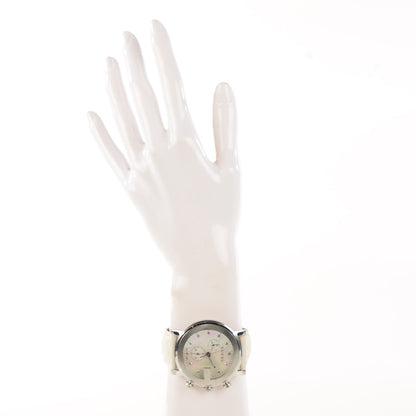 Gucci Stainless Steel Calfskin Diamond Mother of Pearl 44mm G-Chrono Quartz Watch 2 of 7