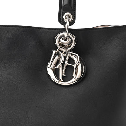 Christian Dior Smooth Calfskin Large Diorissimo Tote Black Rose Poudre 7 of 10