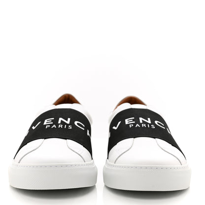 Givenchy Calfskin Band Logo Mens Urban Street Sneakers 45 White Black 2 of 9