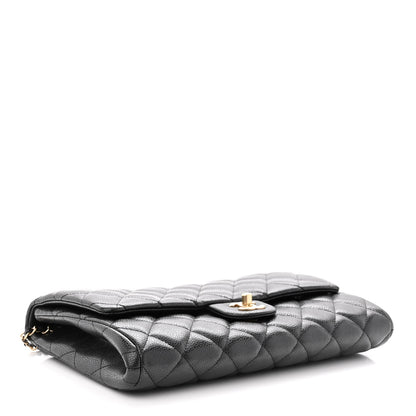 Chanel Caviar Quilted Clutch With Chain Flap Black 4 of 10