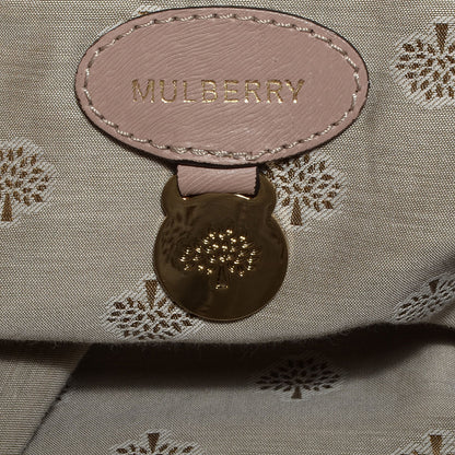 Mulberry Soft Calf Fur Embossed Leather Oversized Alexa Pinky Mink 11 of 11