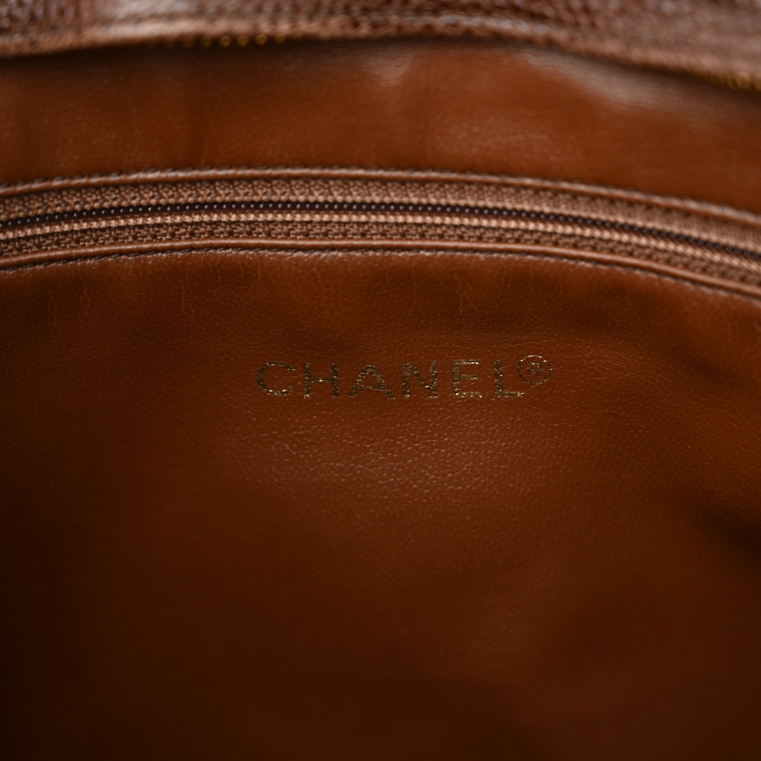 Chanel Caviar CC Shoulder Bag Dark Brown 6 of 14