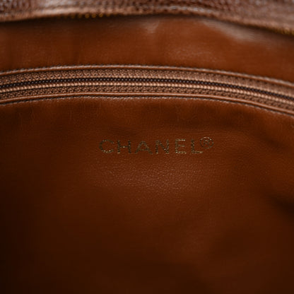 Chanel Caviar CC Shoulder Bag Dark Brown 6 of 14