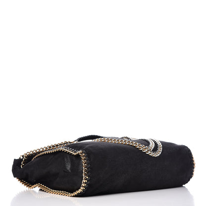 Stella McCartney Shaggy Deer Big Falabella Tote Black 5 of 12