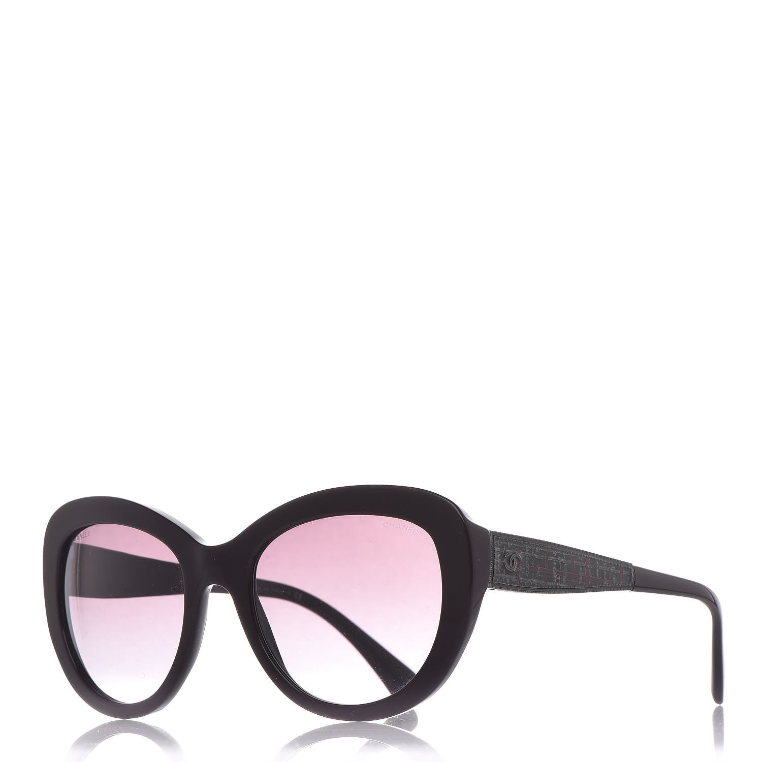 Chanel Polarized Butterfly Signature Sunglasses 5346 Bordeaux 1 of 7
