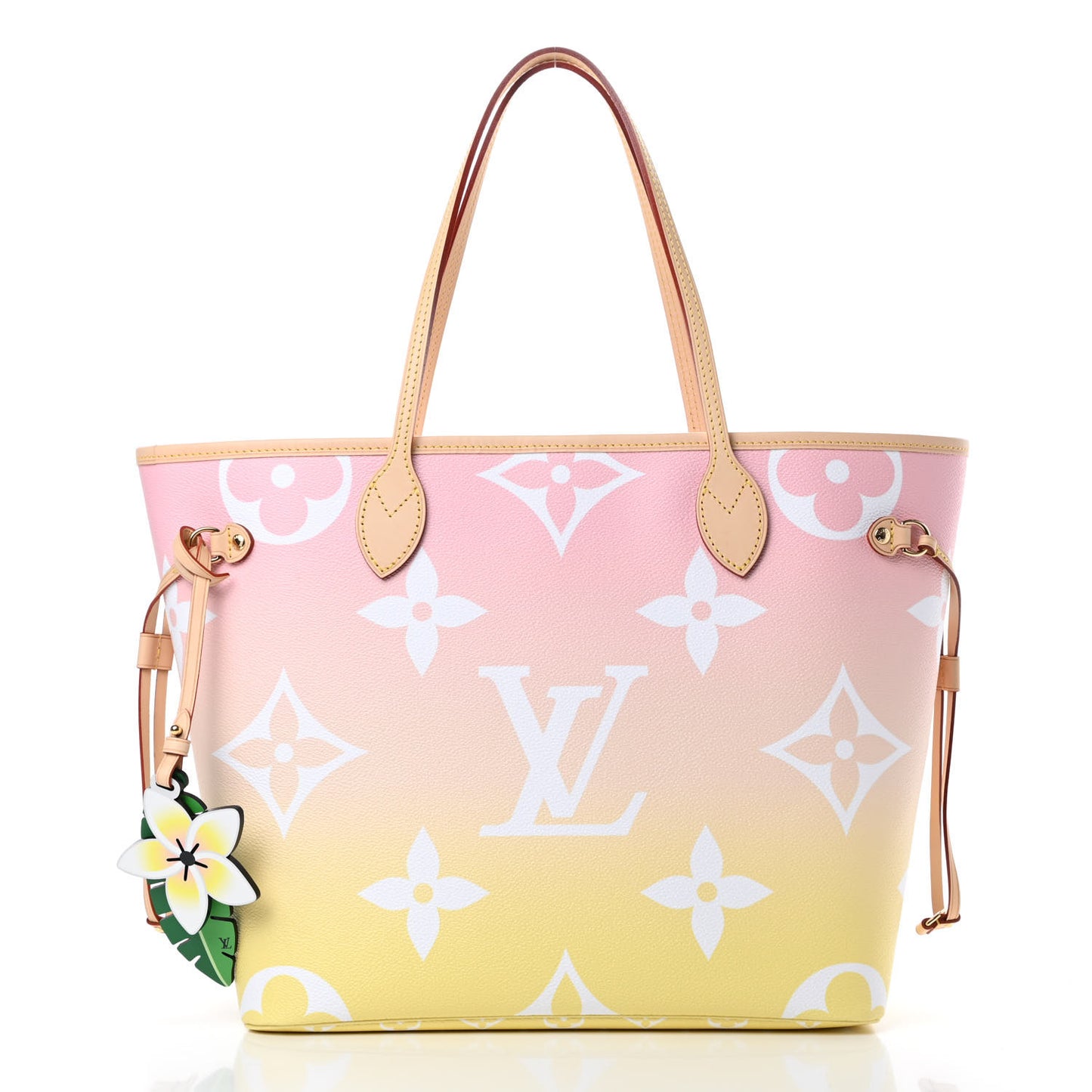 Monogram Giant By The Pool Neverfull MM Light Pink