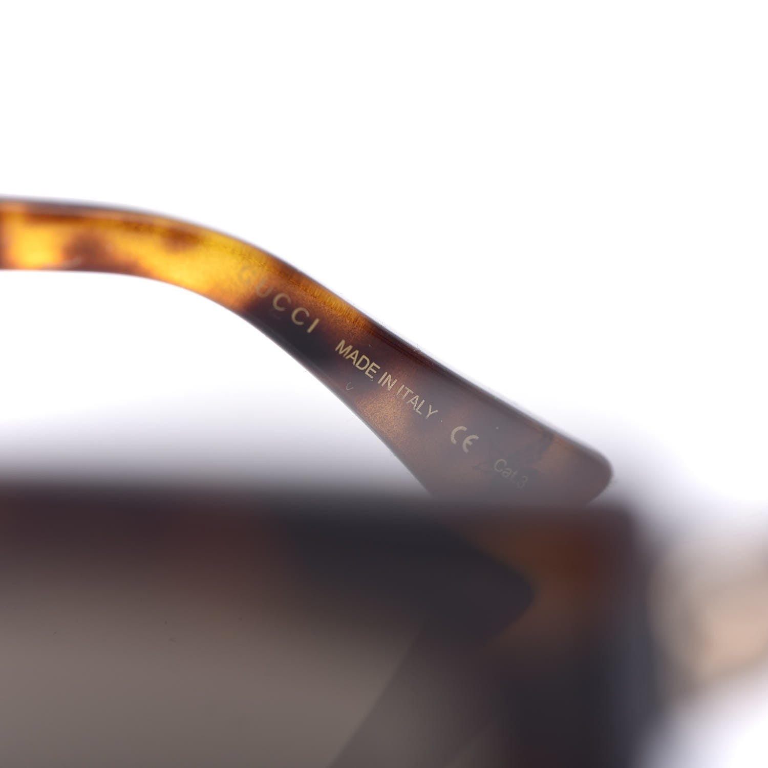 Gucci Cat Eye Sunglasses GG0164S Tortoise 7 of 8