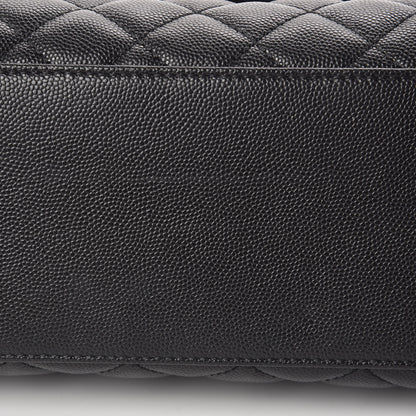 Chanel Caviar Lizard Embossed Quilted Small Coco Handle Flap Black 13 of 19