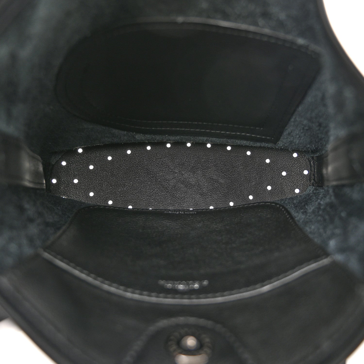 Delvaux Calfskin Mini Pin Allure Bucket Black 5 of 9