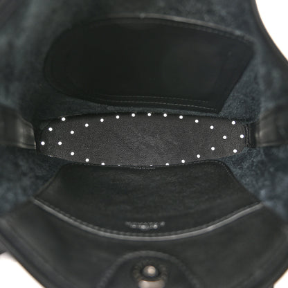 Delvaux Calfskin Mini Pin Allure Bucket Black 5 of 9