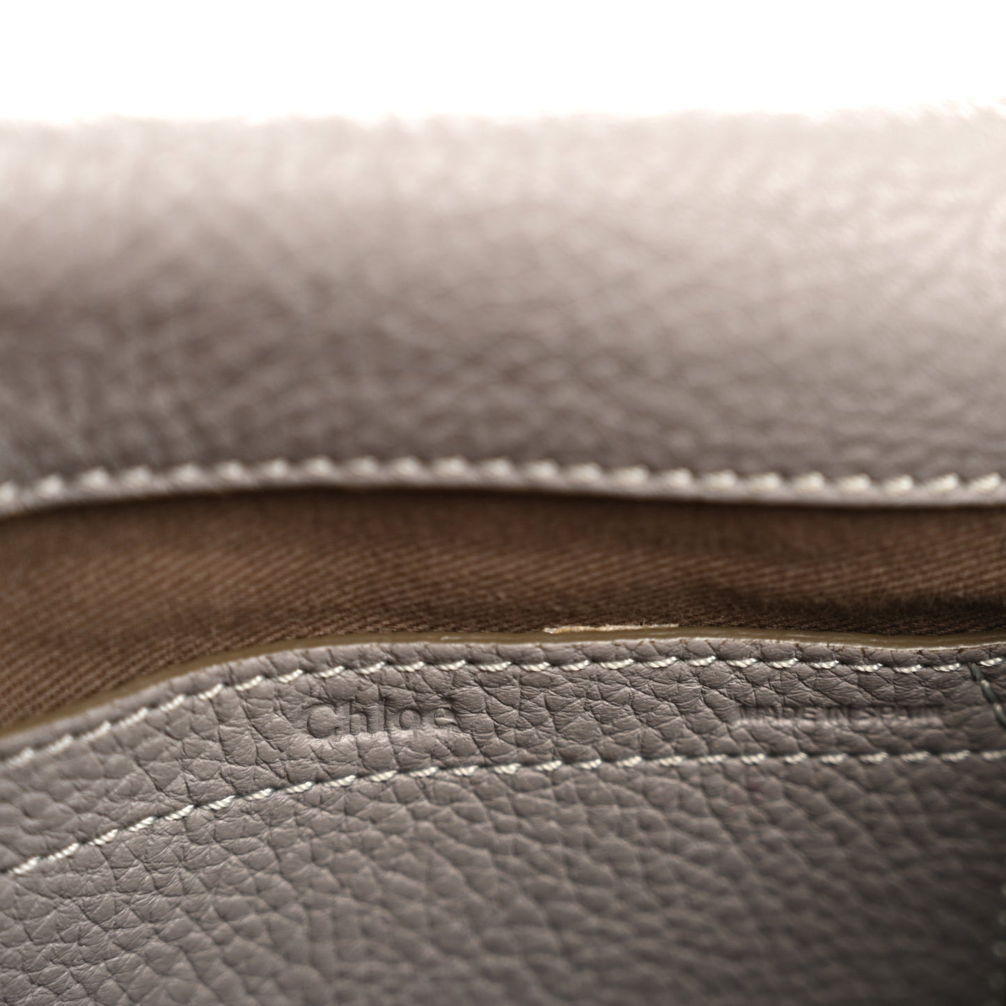 Calfskin Mini Marcie Round Crossbody Bag Cashmere Grey