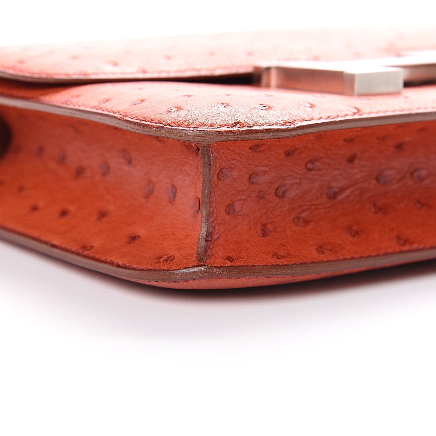 Hermes Ostrich Constance 23 Brique 8 of 23