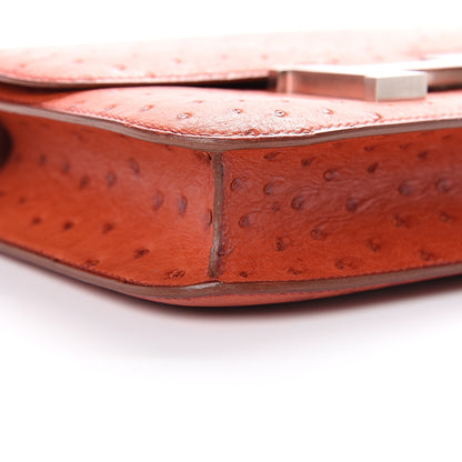 Hermes Ostrich Constance 23 Brique 8 of 23