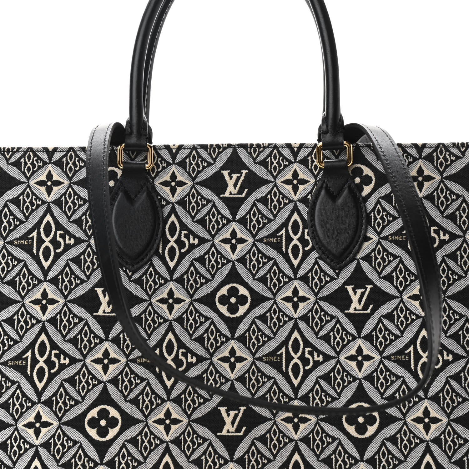 Louis Vuitton Jacquard Since 1854 Onthego GM Grey 7 of 9