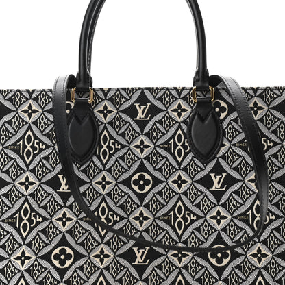 Louis Vuitton Jacquard Since 1854 Onthego GM Grey 7 of 9