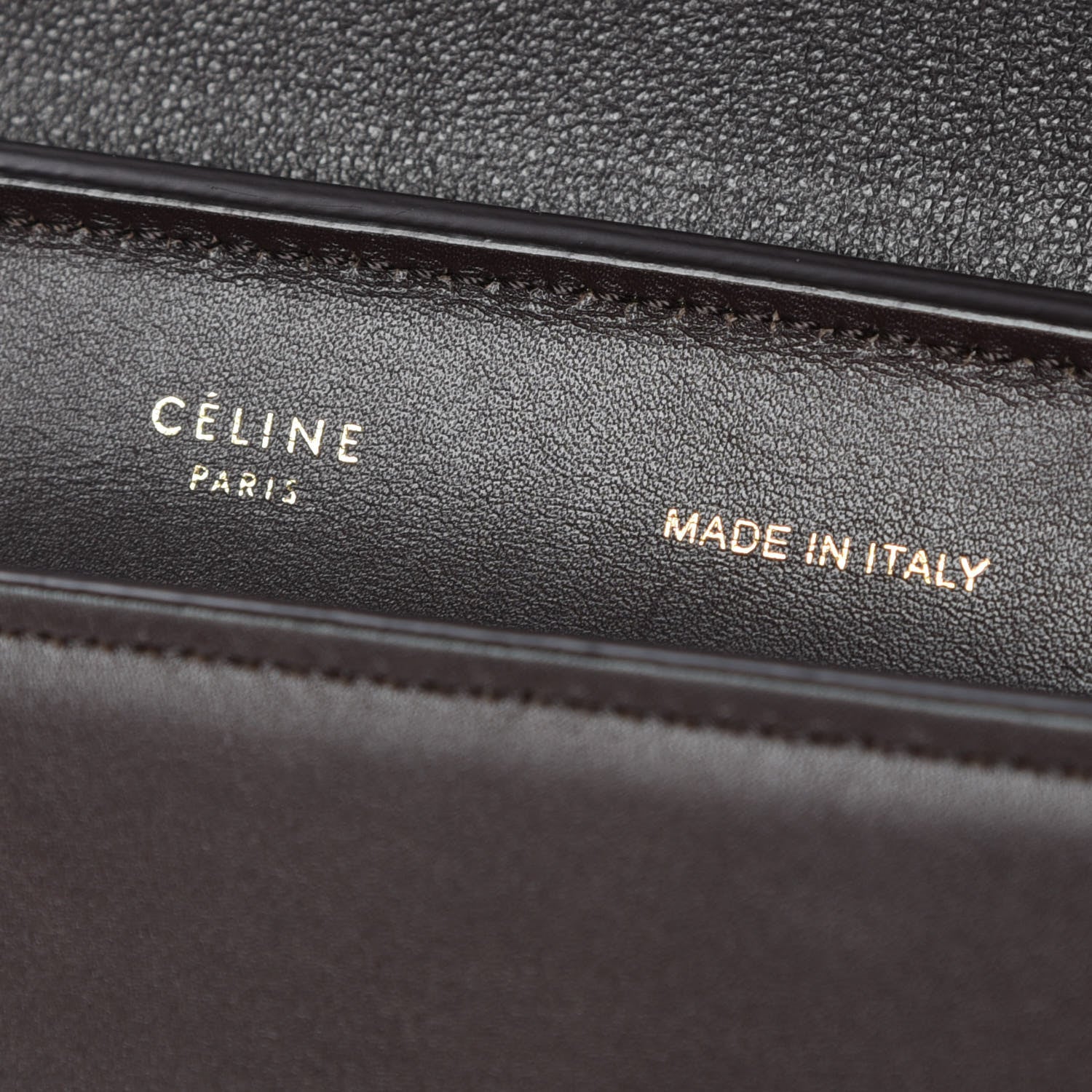 Celine Bullhide Calfskin Nubuck Medium Tri-color Trapeze Burgundy 8 of 12