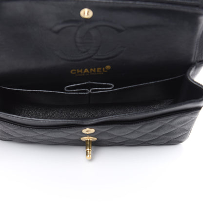 Chanel Caviar Quilted Small Double Flap Black 7 of 18