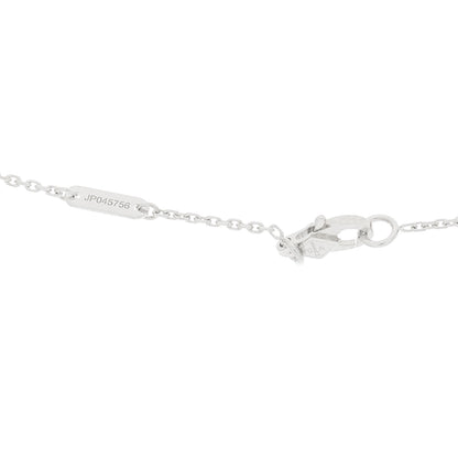 Van Cleef & Arpels 18K White Gold Diamond Mini Frivole Pendant Necklace 4 of 6