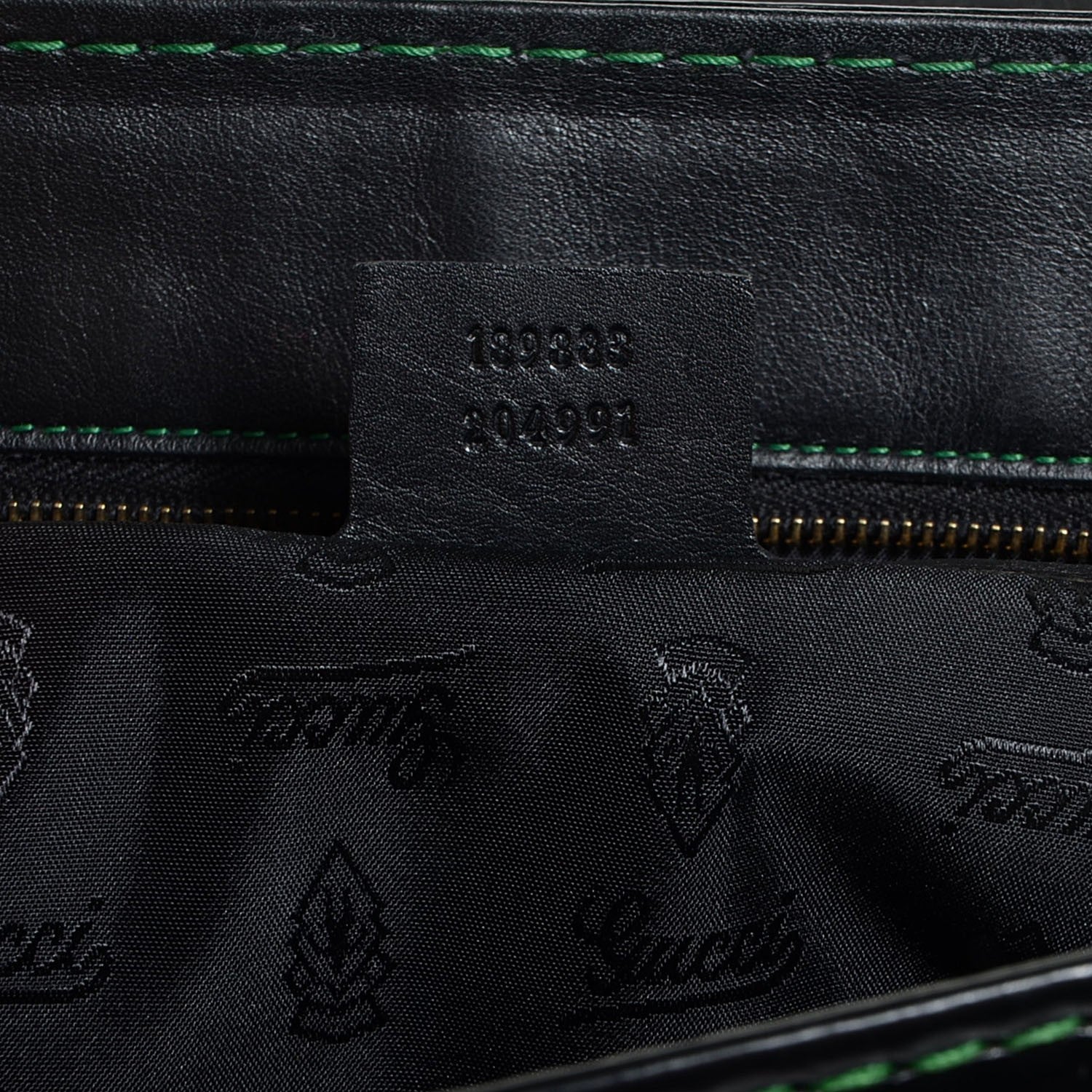 Gucci Dialux Large Queen Tote Green 7 of 7