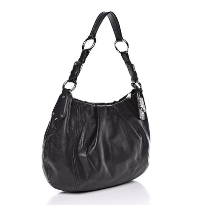 Prada Soft Calf Hobo Black 3 of 14