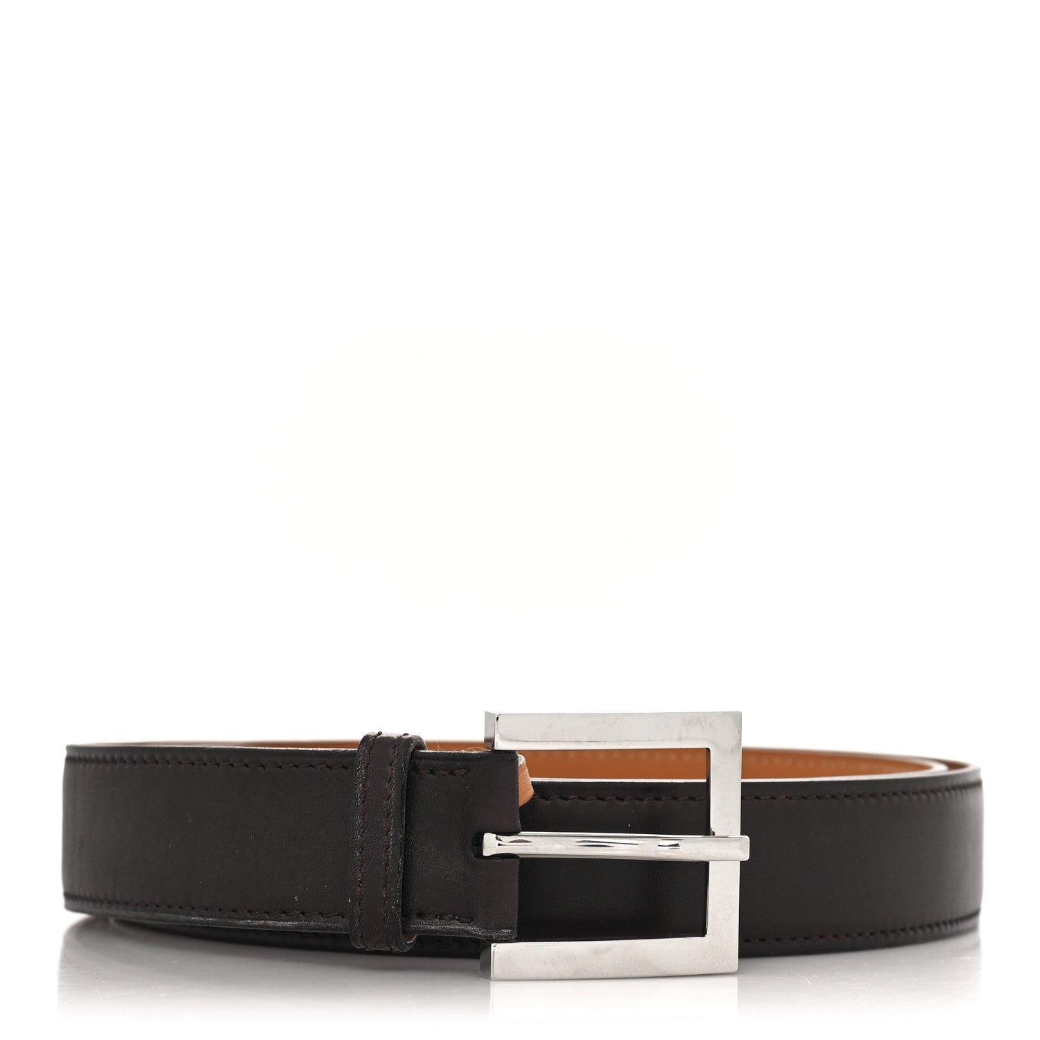 Hermes Box 32mm Belt 105 Chocolate 1 of 5
