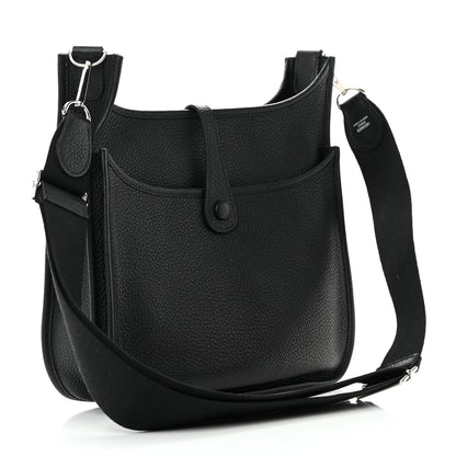 Hermes Taurillon Clemence Evelyne III PM Black 3 of 13