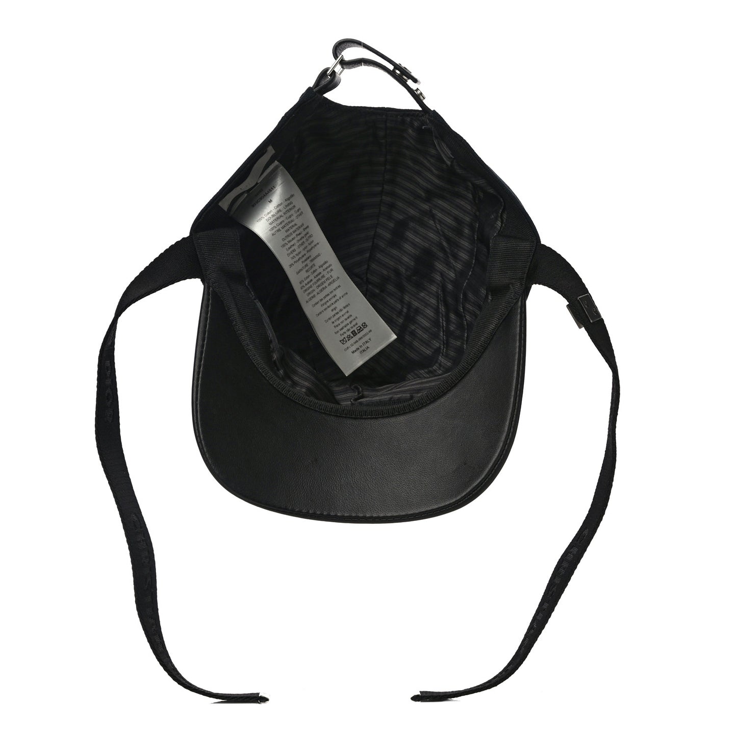 Homme Cotton Sheepskin Logo Hat M Black