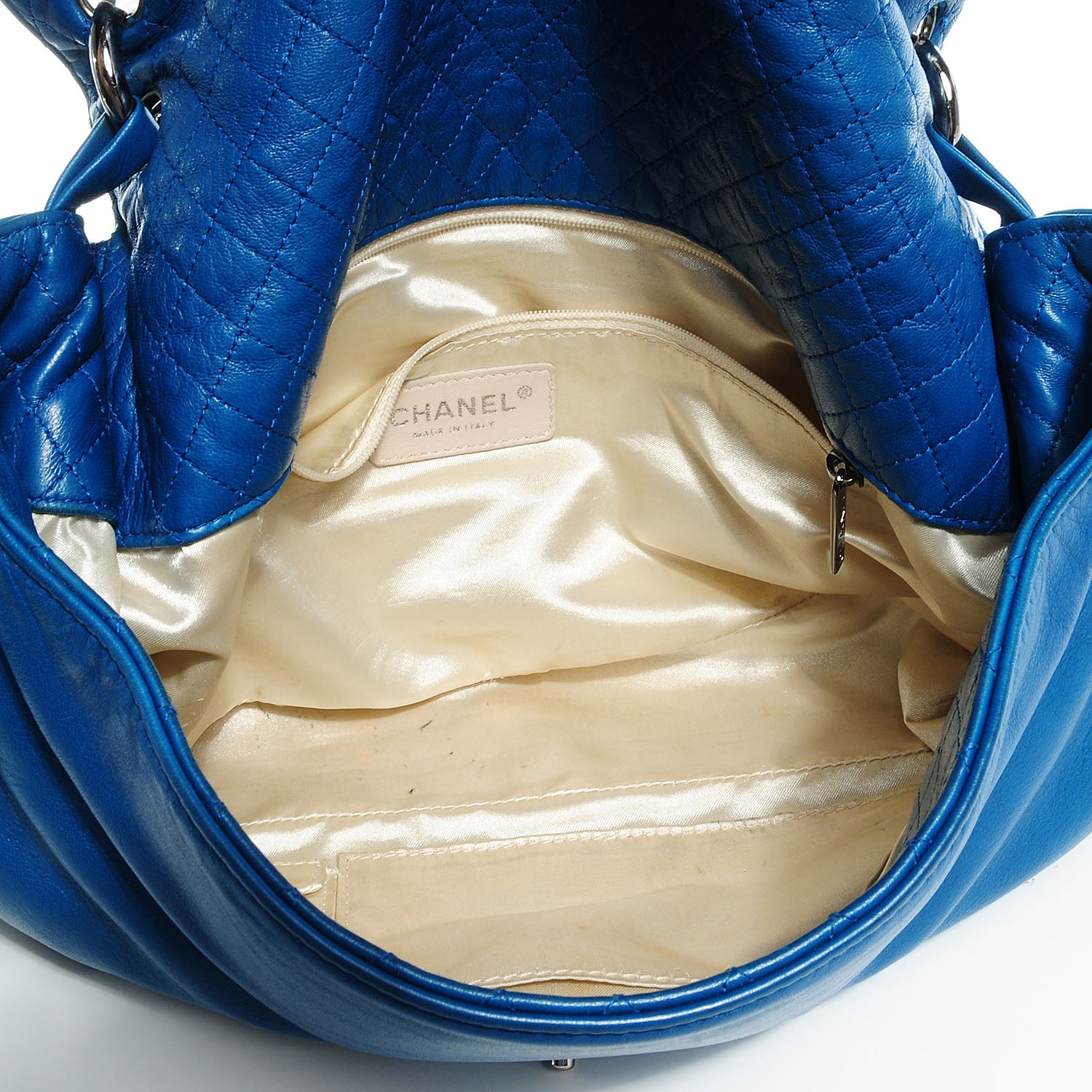 Chanel Lambskin Soft and Chain Large Flap Blue 6 of 8