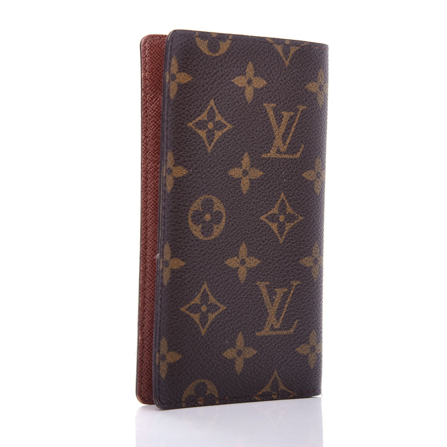 Monogram Checkbook Holder Case Wallet