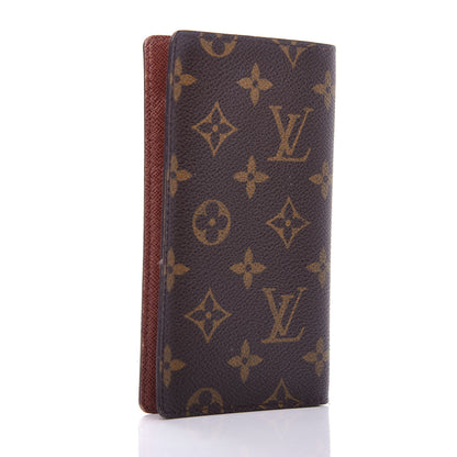 Louis Vuitton Monogram Checkbook Holder Case Wallet 3 of 7
