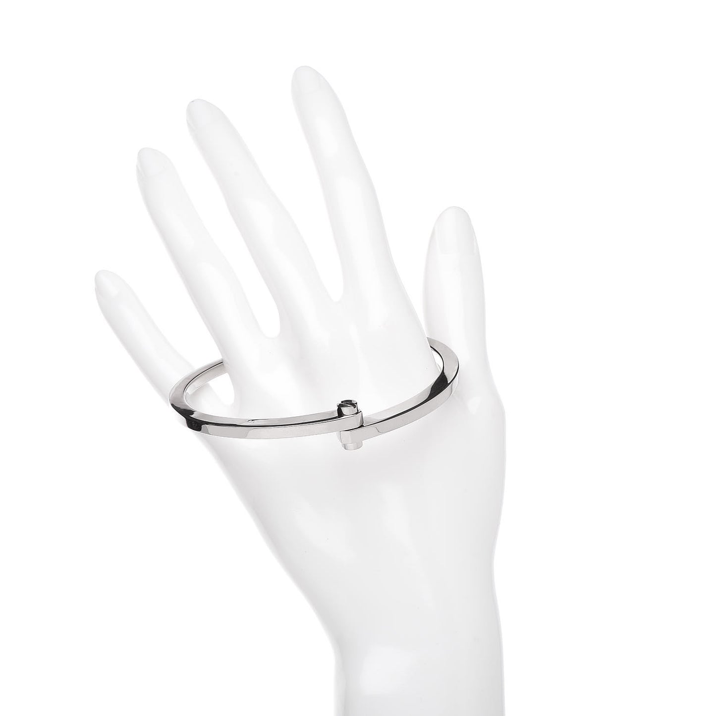 18K White Gold Menotte Bracelet 6