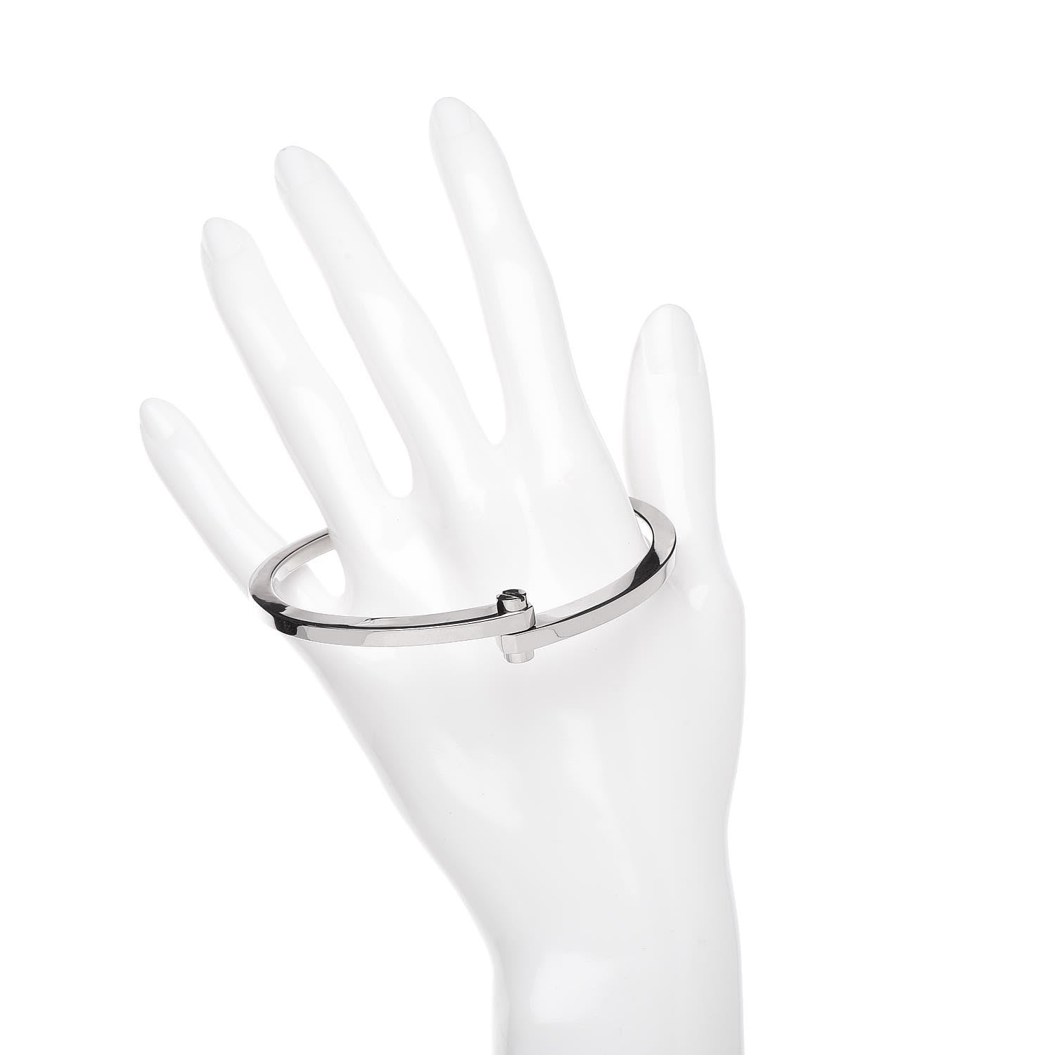 Cartier 18K White Gold Menotte Bracelet 6 2 of 5