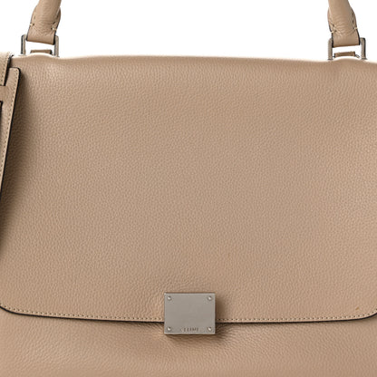 Celine Drummed Calfskin Suede Medium Trapeze Dune 8 of 11