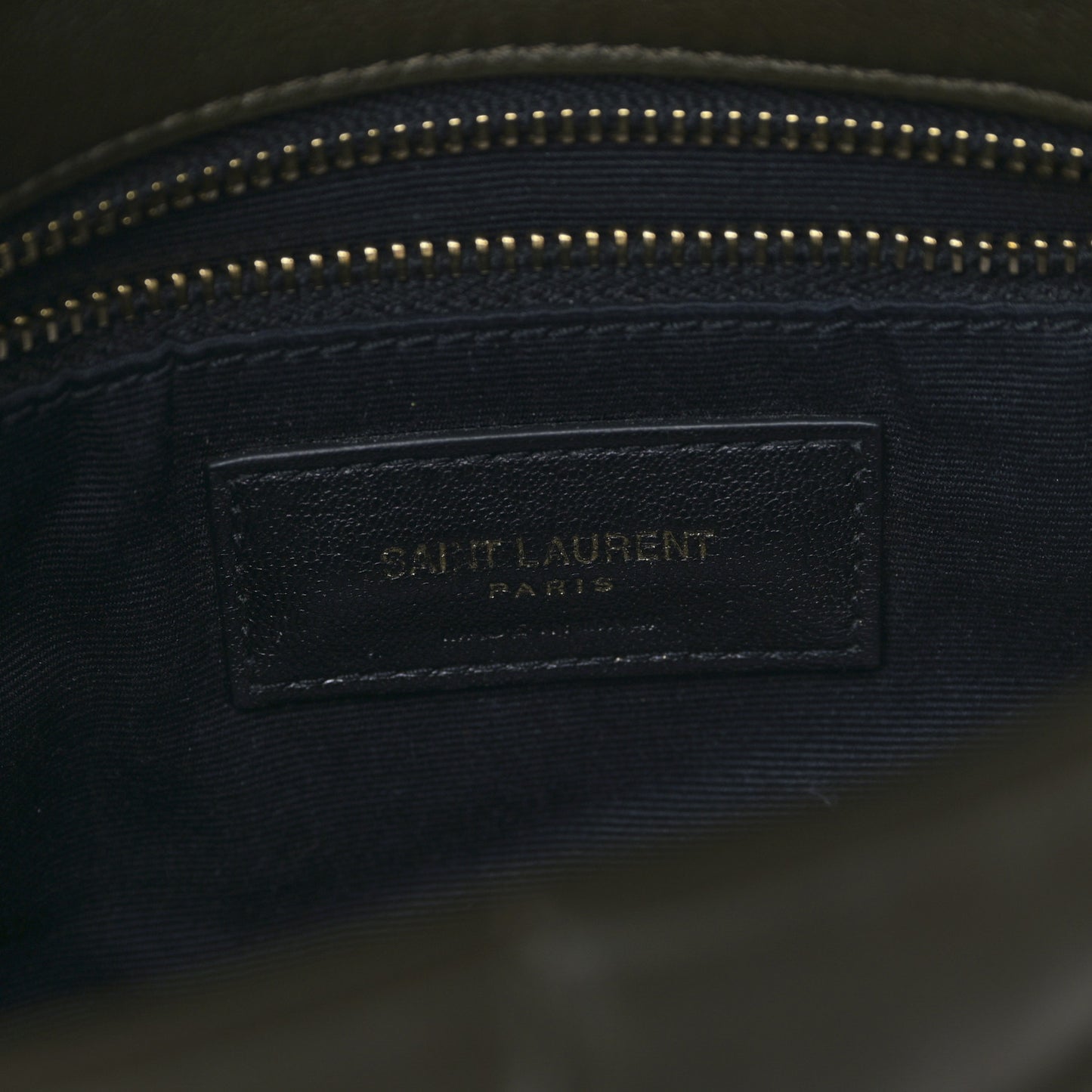 Lambskin Quilted Toy Loulou Puffer Monogram Chain Satchel Seaweed