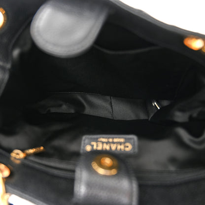 Chanel Caviar Quilted Petit Shopping Tote PST Black 4 of 10