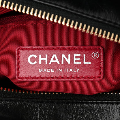 Chanel Aged Calfskin Quilted Small Gabrielle Hobo Black 6 of 11