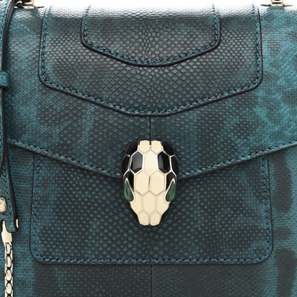 Bulgari Shiny Karung Serpenti Forever Top Handle Emerald Green 9 of 11