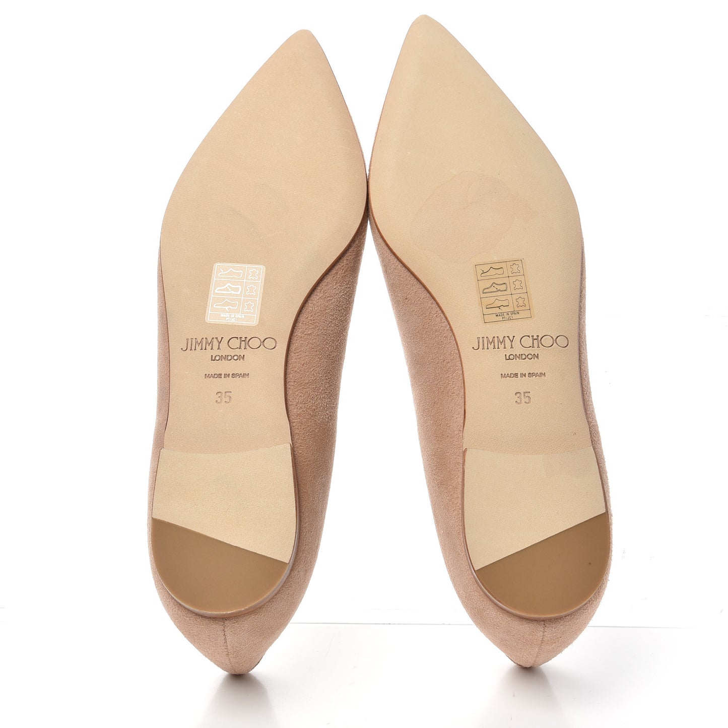 Suede Alina Flats 35 Powder Pink