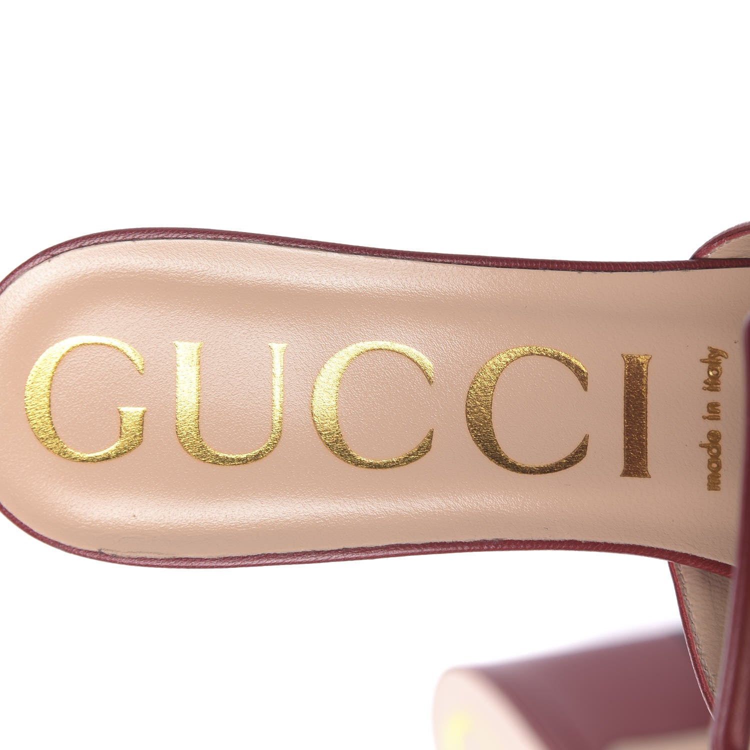 Gucci Malaga Kid Crystal Square G Madelyn Mules 39 Romantic Cerise 7 of 10