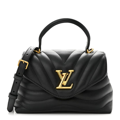 Louis Vuitton Calfskin Hold Me New Wave Black 1 of 11